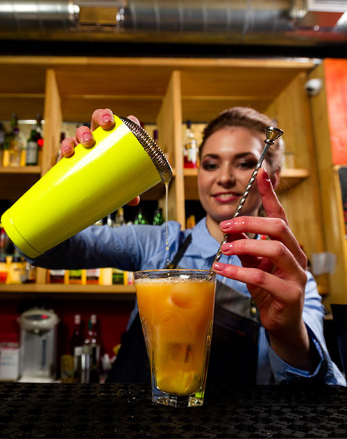 Capital People Bar staff cocktails